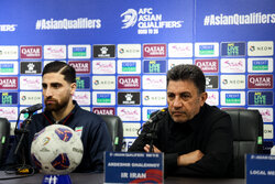 News conference of Iran-Uzbekistan national football teams