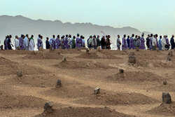 Pilgrims visit Al Baqi Cemetery during Hajj rituals